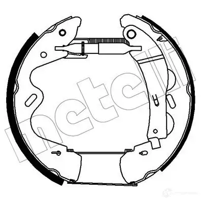 Тормозные колодки METELLI X2N5E5 3 1216035 8032747166550 51-0346 изображение 0