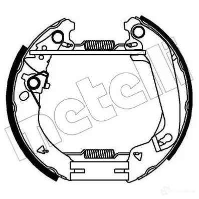 Тормозные колодки METELLI 51-0341 1216030 8032747166475 T 1WYJ
