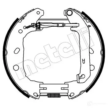 Тормозные колодки METELLI 8032747043455 1WP85 7Z 51-0230 1215922 изображение 0