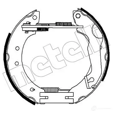 Тормозные колодки METELLI 8032747166017 LK24 D 1216006 51-0317 изображение 0