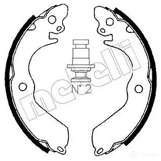 Тормозные колодки METELLI 1216434 AX7 TG2P 8032747018927 53-0258 изображение 0