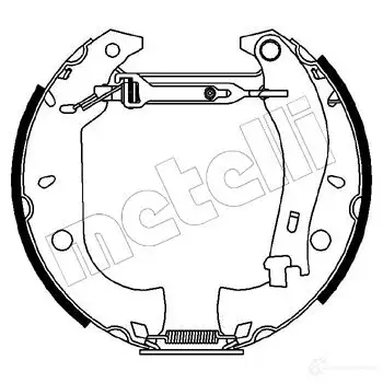 Тормозные колодки METELLI D TFMS 8032747065358 51-0037 1215741 изображение 0