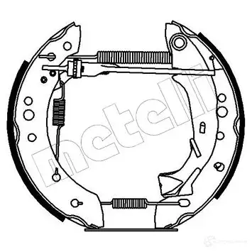 Тормозные колодки METELLI 8032747042199 1215859 KGXYU R 51-0165 изображение 0