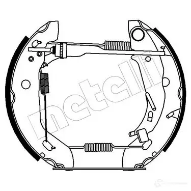 Тормозные колодки METELLI 8032747042311 51-0172 1215865 PPKBUH J изображение 0