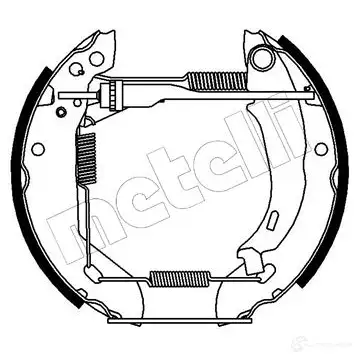 Тормозные колодки METELLI 51-0059 1215763 8032747065570 I4 PST5R изображение 0