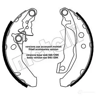 Тормозные колодки METELLI 1216283 EC OPD 53-0132Y 8032747015940 изображение 0