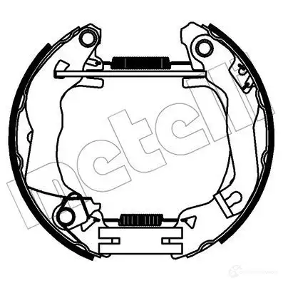 Тормозные колодки METELLI 8032747166154 9D SXJFV 1216013 51-0324