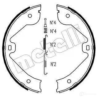 Барабанные колодки METELLI 53-0244K 1216414 8032747018514 26 UNV