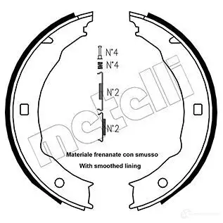 Барабанные колодки METELLI 53-0330K 8032747013755 1216517 ZH CO4U
