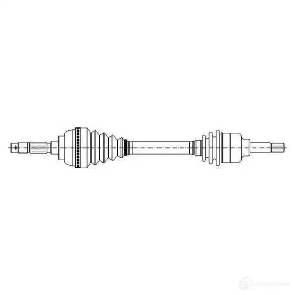 Приводной вал METELLI 17-1163 8032747440049 1211236 5ML BDE изображение 0