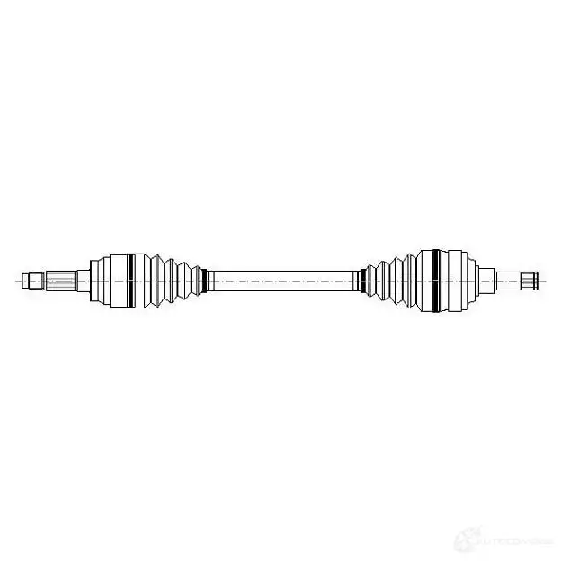 Приводной вал METELLI 1TQ7B OH 1210543 17-0280 8032747532799 изображение 0