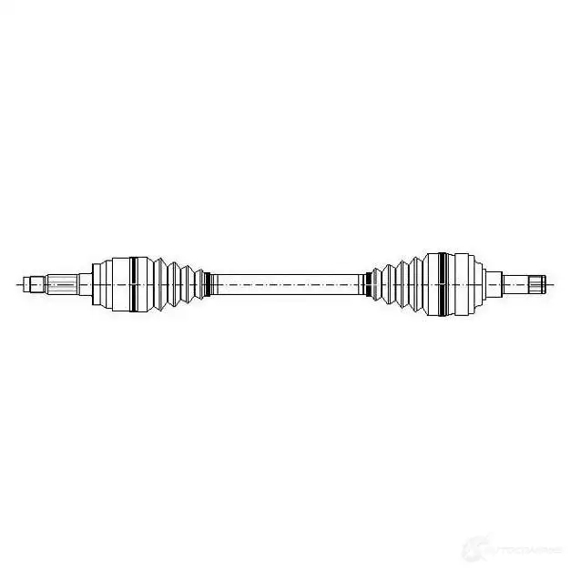 Приводной вал METELLI 1423358408 170282 UEO ZYH