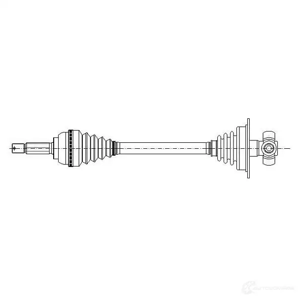 Приводной вал METELLI 8032747051641 W I5Y1Z 17-0867 1211005 изображение 0