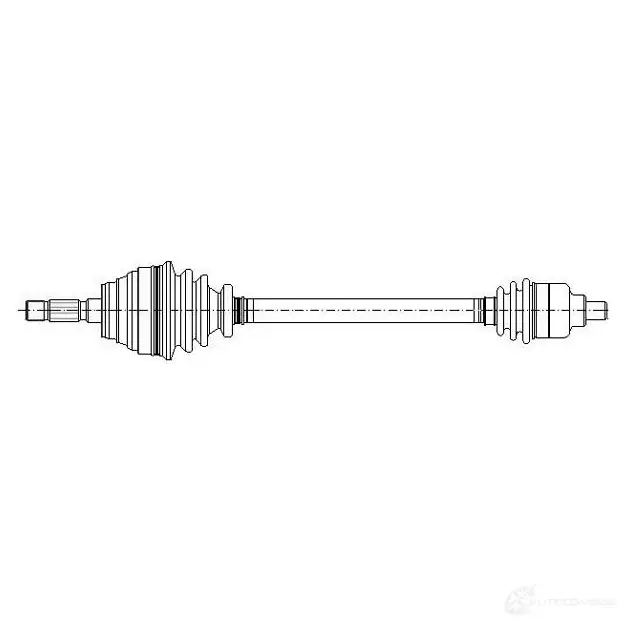 Приводной вал METELLI 8032747010792 0 7GOO 1210929 17-0789 изображение 0