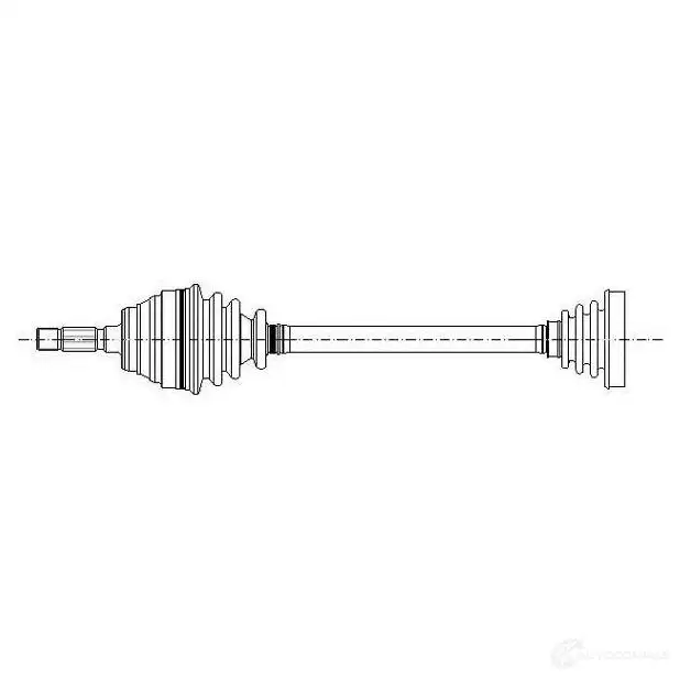 Приводной вал METELLI 1423358432 SY OSF5 170365