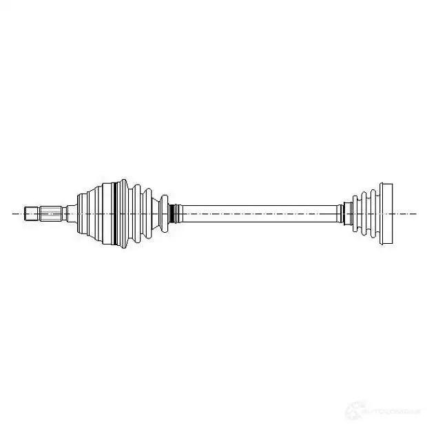 Приводной вал METELLI 8032747439111 17-1072 1211150 51G0 2R1 изображение 0