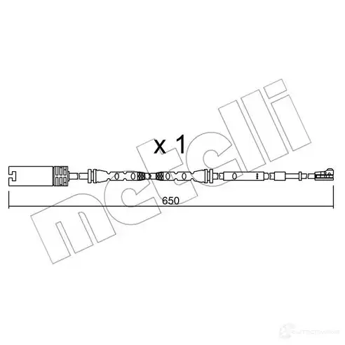 Датчик износа тормозных колодок METELLI 8032747146521 JCR DOGW SU.304 1217504
