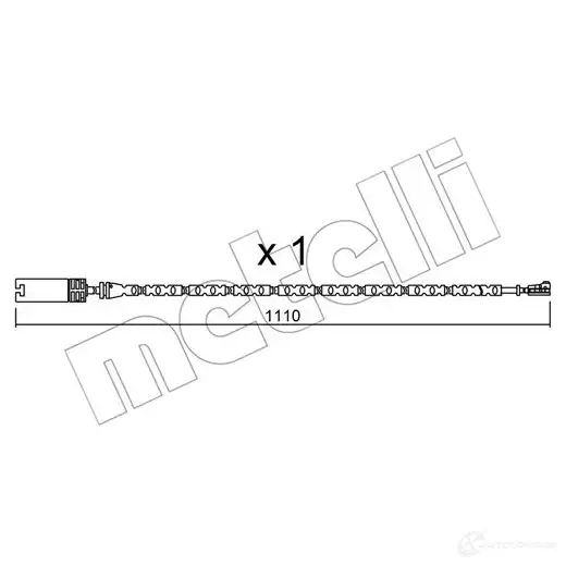 Датчик износа тормозных колодок METELLI SU.303 1217503 HKP2F6 H 8032747146514