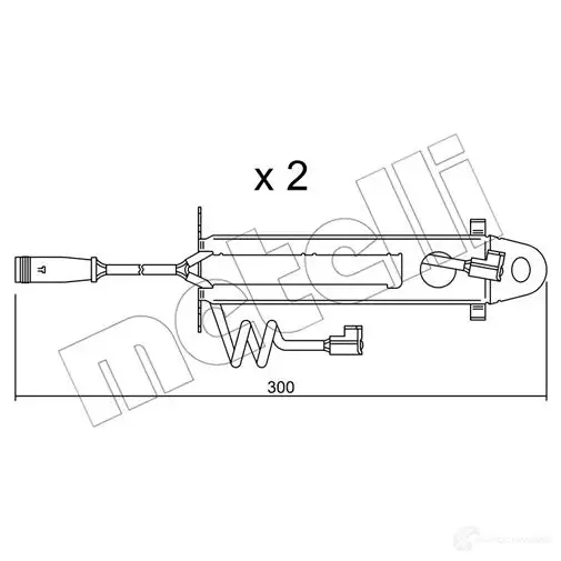 Датчик износа тормозных колодок METELLI SU.173K IM SJ9 1217413 8032747145562
