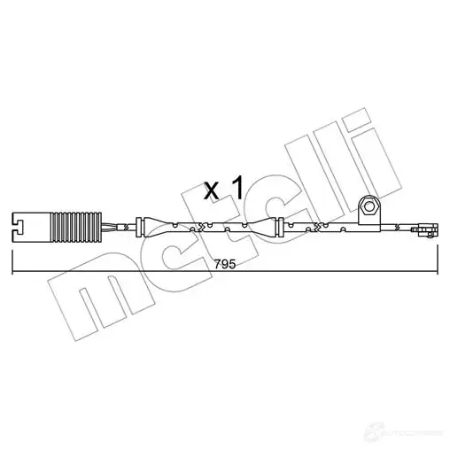 Датчик износа тормозных колодок METELLI 8032747145364 53F1 YD 1217393 SU.152