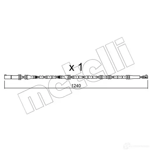 Датчик износа тормозных колодок METELLI 8032747146361 SU.288 T84Y3 H 1217488