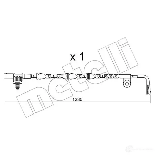Датчик износа тормозных колодок METELLI 8OL6Q0 3 8032747146101 1217462 SU.255