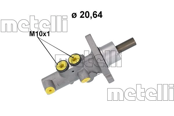 Главный тормозной цилиндр METELLI 05-1173 1440286019 N K2WID