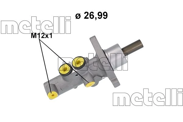 Главный тормозной цилиндр METELLI 05-1218 1440286031 BL0 WZT