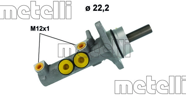 Главный тормозной цилиндр METELLI 1440286051 1KR5 X5E 05-1258