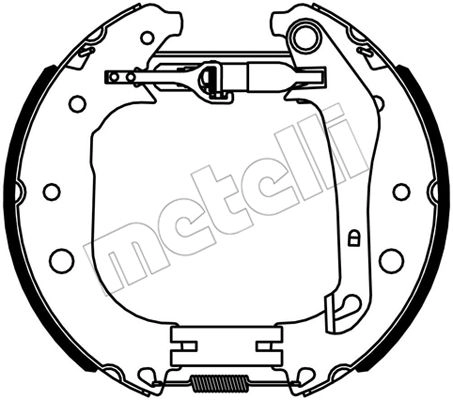 Тормозные колодки METELLI 1440286799 51-0534 JEHBH E изображение 0