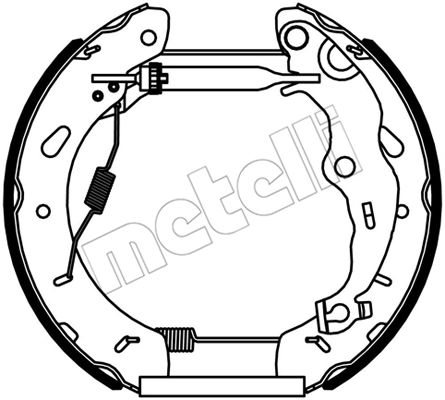 Тормозные колодки METELLI 51-0535 8UKV RT 1440286800