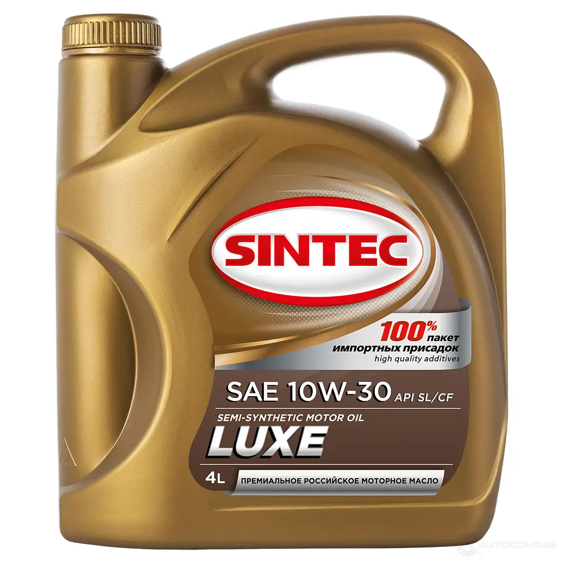 Моторное масло SINTEC LUXE SAE 10W-30 API SL/CF, 4 л SINTEC 1439697106 OM SZ1 801927 изображение 0