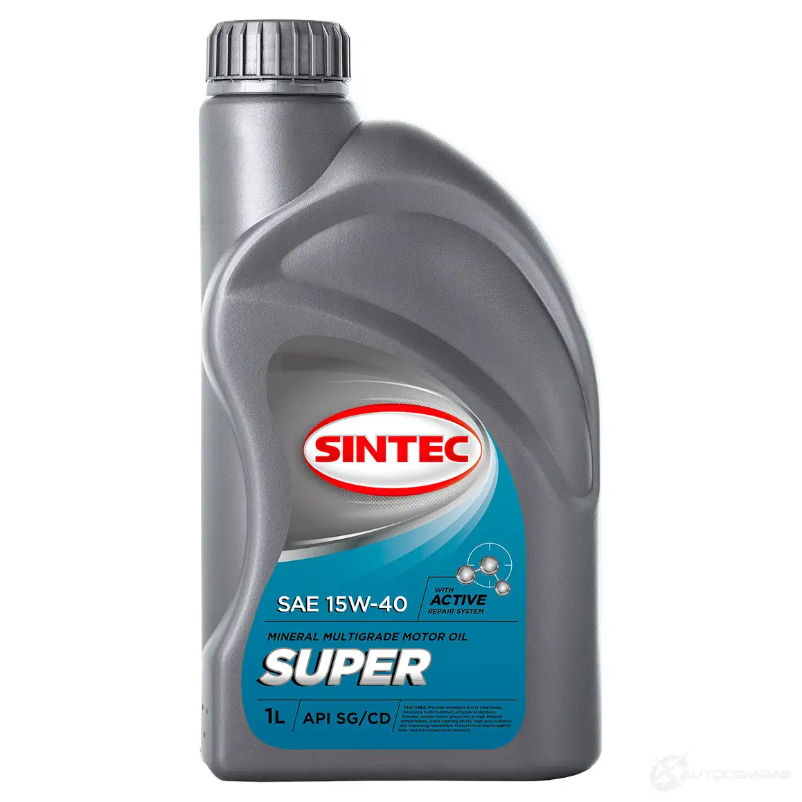 Моторное масло SINTEC SUPER SAE 15W-40 API SG/CD, 1 л SINTEC 1439697147 MJPJKM Z 900312 изображение 0