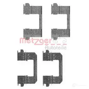Ремкомплект колодок METZGER 109-1736 D5OKVT Z 1736 994380
