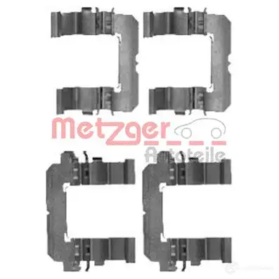 Ремкомплект колодок METZGER Z 1756 109-1756 994396 HDGEK3 изображение 0