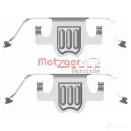 Ремкомплект колодок METZGER 109-1695 ZEG241U Z 1695 994346 изображение 0