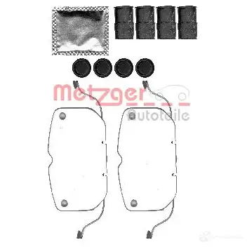 Ремкомплект колодок METZGER Z 1792 OHV6K 994424 109-1792