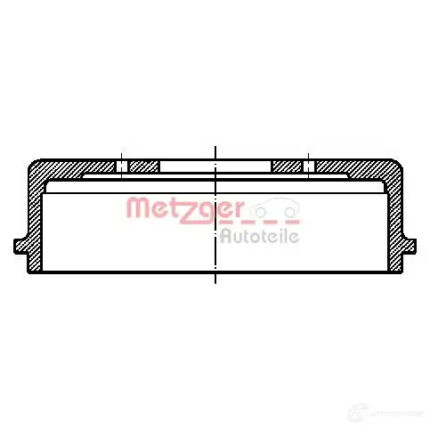Тормозной барабан METZGER 1011175 DI4P Q 8032747144305 BT 1053 изображение 0