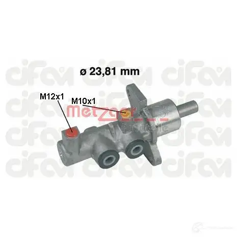 Главный тормозной цилиндр METZGER 999335 202-379 8032747073469 VKN9 JE