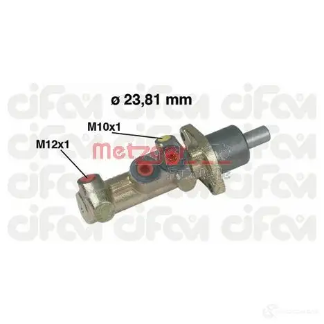 Главный тормозной цилиндр METZGER 202-386 WY2 ZF 8032747073537 999340