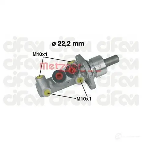 Главный тормозной цилиндр METZGER XSF8 Q 202-302 8032747072714 999327 изображение 0