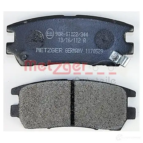 Тормозные колодки дисковые, комплект METZGER 1170529 21841 995800 2184 0 изображение 2