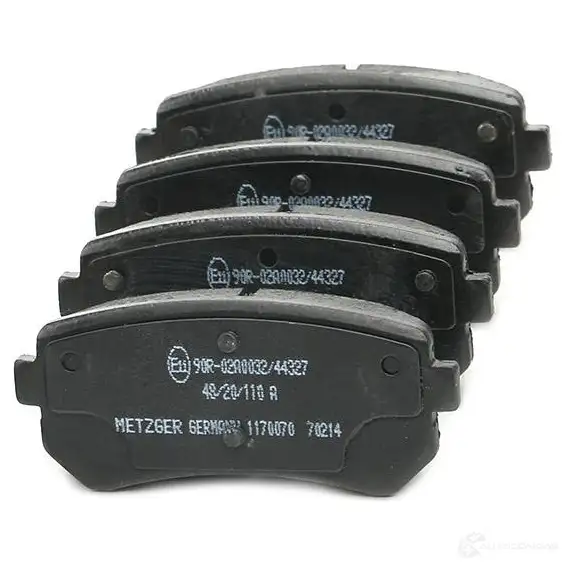 Тормозные колодки дисковые, комплект METZGER 1170070 24321 995341 24 320 изображение 2
