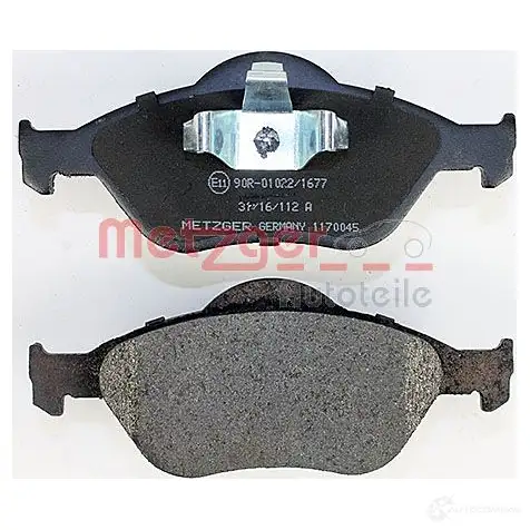 Тормозные колодки дисковые, комплект METZGER 1170045 2320 2 995316 23203 изображение 2