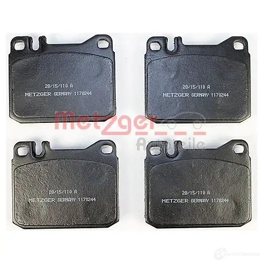 Тормозные колодки дисковые, комплект METZGER 1170244 2MGW0 203 92 995515 изображение 1
