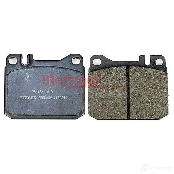 Тормозные колодки дисковые, комплект METZGER 1170244 2MGW0 203 92 995515 изображение 2