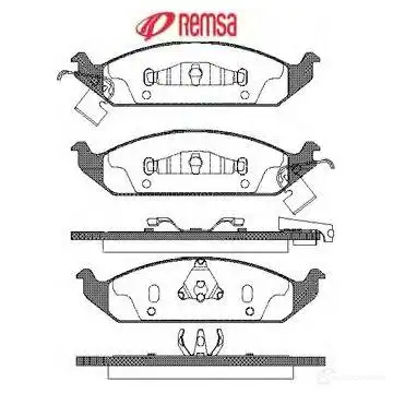 Тормозные колодки дисковые, комплект METZGER 996002 1170736 2332 0 OB2V1