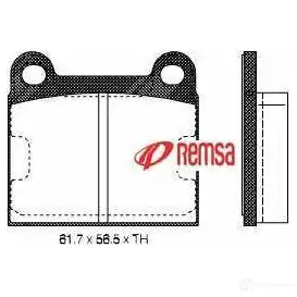 Тормозные колодки, комплект METZGER Q SNNR6 1437583388 20034 изображение 0