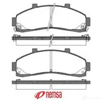 Тормозные колодки, комплект METZGER 2347 2 996003 W6WSDA 1170737