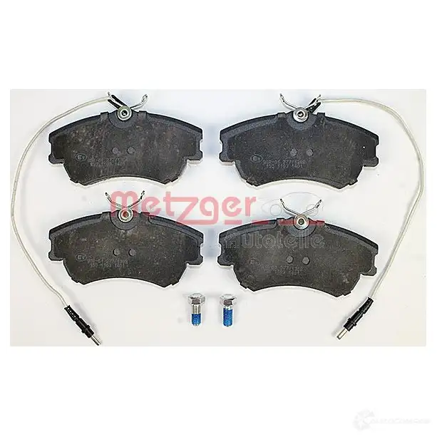 Тормозные колодки дисковые, комплект METZGER 1170456 995727 21 887 21888 изображение 1